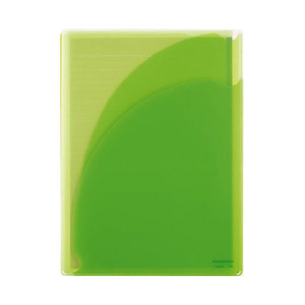 超美品の（まとめ）コクヨ キャンパスカバーノート（プリント収納ポケット付き）セミB5 A罫 30枚 1セット（5冊） グリーン ノ-623A-g 手帳・ ノート・紙製品