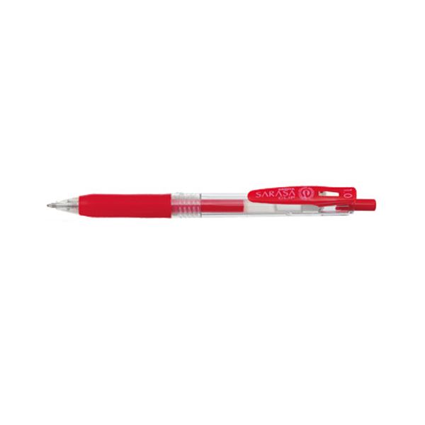 魅力の （まとめ） ゼブラ サラサクリップ ボールペン 1.0mm 赤 