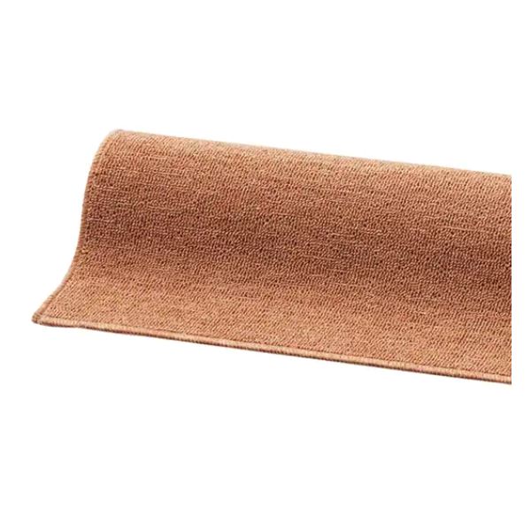 防音 ラグマット/絨毯 【本間6畳 約286×382cm ブラウン】 洗える 撥水 抗菌防臭 フリーカット可能 不織布 日本製のサムネイル