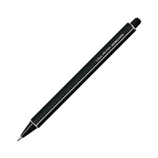 （まとめ）コクヨ 鉛筆シャープ 1.3mm（軸色：黒）PS-P101D-1P 1セット（10本）【×10セット】のサムネイル