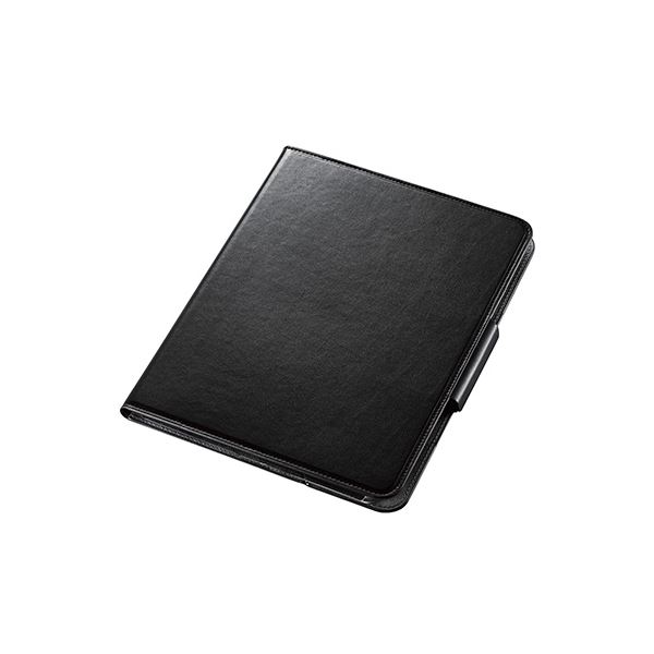 大流行中！エレコム iPad Air ブラック 手帳型 レザーケース TB-A20M360BK ヴィーガンレザー 360度回転 10.9インチ（第4世代  2020年モデル） 修理パーツ
