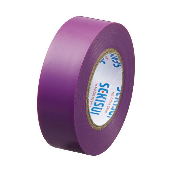 まとめ）セキスイ エスロンテープ #360 19mm×10m 紫 V360E1N（×300セット） 接着・補修用品