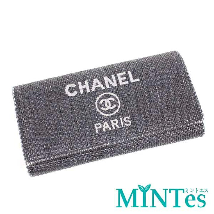 楽天市場】Chanel シャネル ドーヴィル ロングフラップウォレット 二  