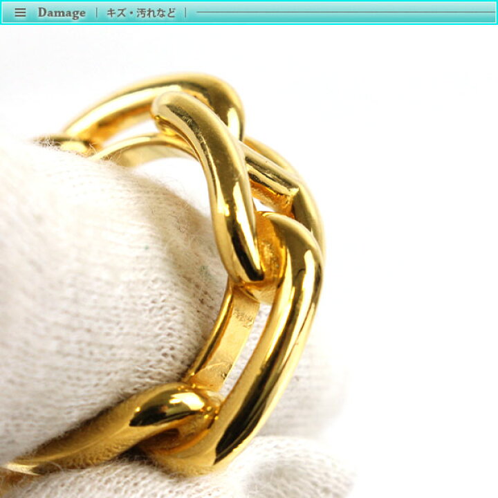 楽天市場】Hermes エルメス シェーヌダンクル スカーフリング ゴールド  