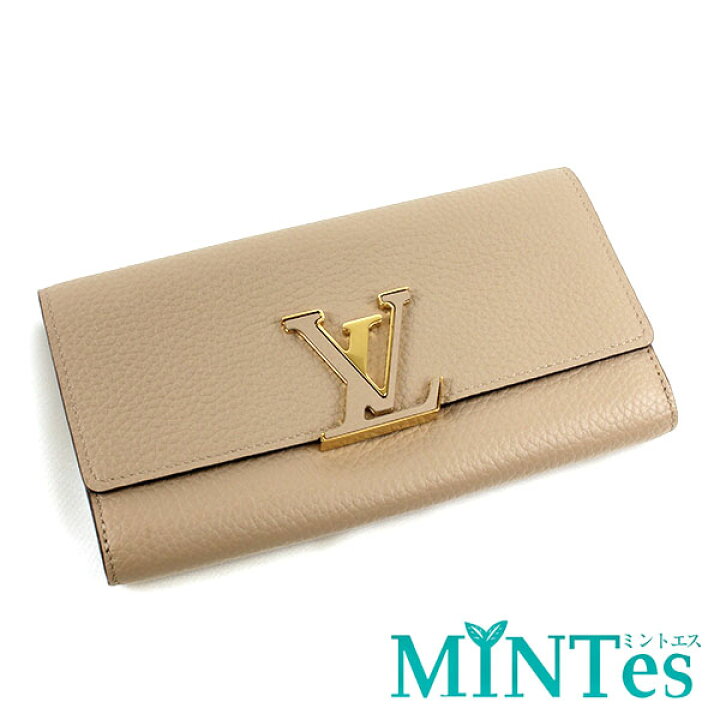 楽天市場】Louis Vuitton ルイヴィトン ポルトフォイユ カプシーヌ 二  