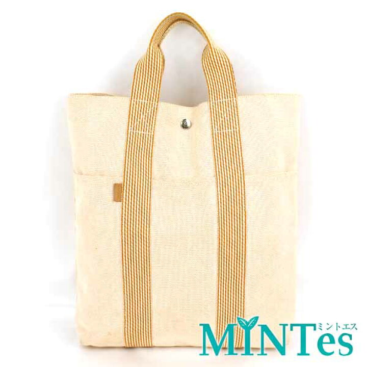 楽天市場】Hermes エルメス フールトゥ カバス トートバッグ オレンジ  