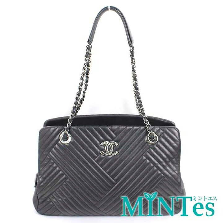 楽天市場】Chanel シャネル Vステッチ チェーン ショルダーバッグ  