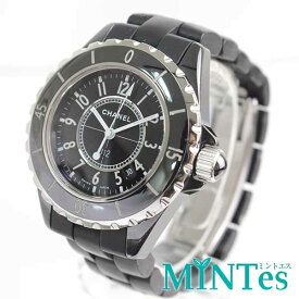 Chanel シャネル J12 レディース腕時計 クォーツ H0682 ブラック セラミック ラバー スタイリッシュ デイリー ビジネス 【中古】