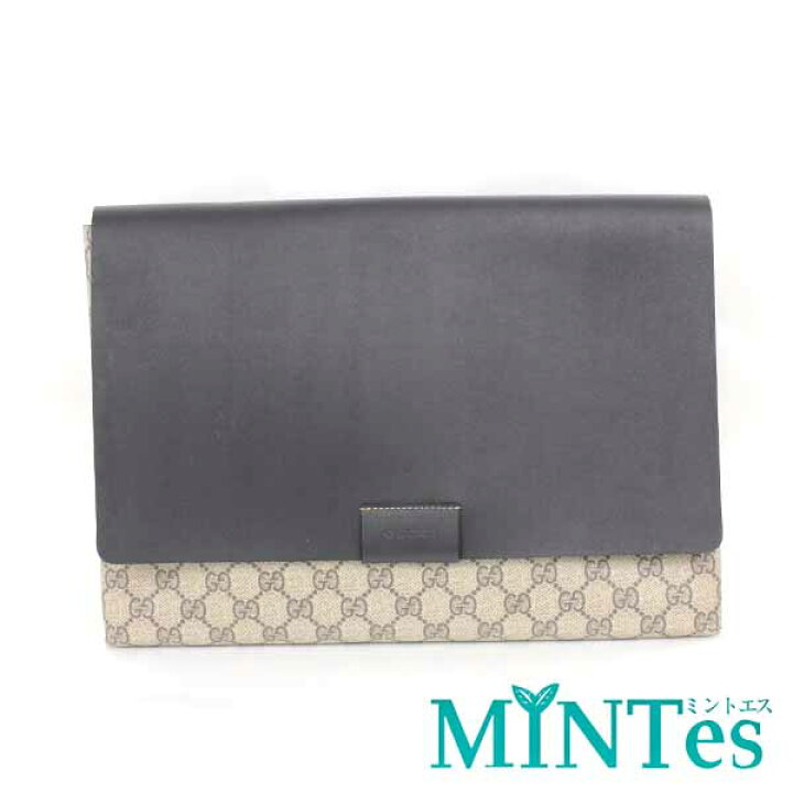 楽天市場】Gucci グッチ GGスプリーム クラッチバッグ 387088 ベージュ 