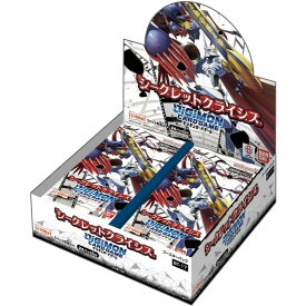 3月29日発売 未開封1カートン(12BOX) デジモンカードゲーム ブースターパック シークレットクライシス【BT-17】