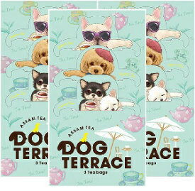 【ネコポスで送料無料】DOG TERRACE ドッグテラス【アッサム】ティーバッグ(フックティー)3袋×3セット【代引不可】