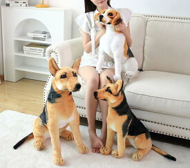 ジャーマンシェパード ぬいぐるみ 犬 リアル 可愛い ジャーマンシェパード抱き枕 人形 動物 ぬいぐるみ スーパーもちもちぬいぐるみ リアル クッション