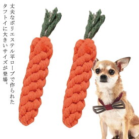 頑丈 犬 おもちゃ 2個セット ロープ ペットトイ キャロット オヤツ 挟める 遊ぶ ストレス解消 タフトイ 丈夫 にんじん 一緒に遊ぶ 野菜 根菜