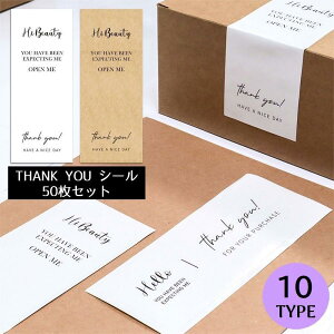 �T���L���[�V�[�� �M�t�g�X�e�b�J�[ ���x�� 50���Z�b�g ���b�s���O THANK YOU ���肪�Ƃ� �Ɩ��p �����` ���� ����