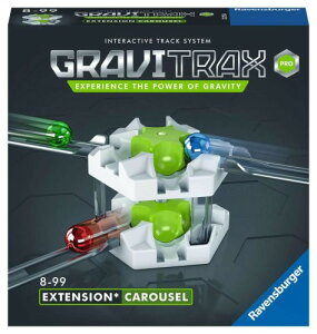Ravensburger GraviTrax PRO Erweiterung Carousel - Ideales Zubehor fur spektakulare Kugelbahnen, Konstruktionsspielzeug fur Kinder ab 8 Jahren: Interactive Track System