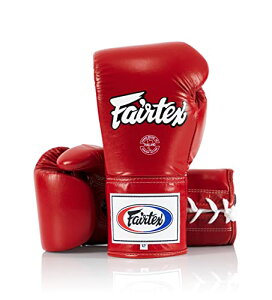 Fairtex �v���R���t�F�f�B�V�����O���[�u �iLace UP �R���j (���b�h, 10oz)