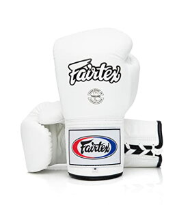 Fairtex �v���R���t�F�f�B�V�����O���[�u �iLace UP �R���j (�z���C�g, 8oz)