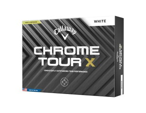 �L�����E�F�C(Callaway) �S���t�{�[�� CHROME TOUR X 24 1�_�[�X(12����) 4�s�[�X�\�� �z���C�g