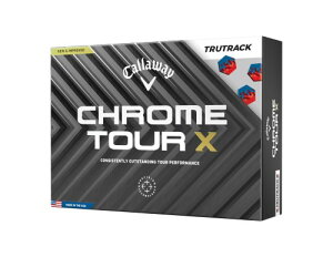 �L�����E�F�C(Callaway) �S���t�{�[�� CHROME TOUR X 24 TRUTRACK 1�_�[�X(12����) 4�s�[�X�\�� �z���C�g