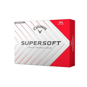 �L�����E�F�C(Callaway) �S���t�{�[�� SUPERSOFT RED 25 1�_�[�X(12����) 2�s�[�X�\�� ���b�h