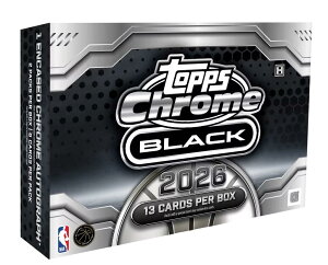 NBA 2025-26 TOPPS CHROME BLACK HOBBY | 2025-26 �g�b�v�X �N���[���u���b�N �o�X�P�b�g�{�[�� �z�r�[
