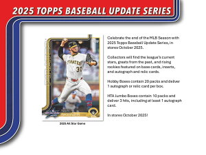 MLB 2025 TOPPS UPDATE SERIES HOBBY
