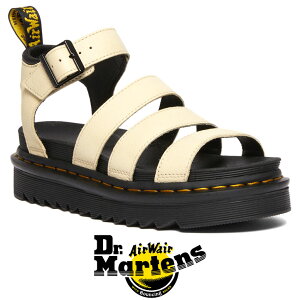 ドクターマーチン 厚底 ストラップ サンダル レディース ハイソール プラットフォーム Dr.Martens BLAIRE 30706292 ベージュ BEIGE 足長 脚長 身長盛り 女性