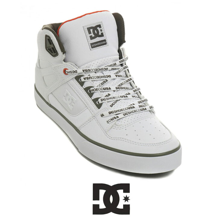 楽天市場 Dcシューズ Dm Wo0 白 ホワイト オリーブ Pure High Top Wc Se Sn ハイカット メンズ レディース ダンス シューズ ボーダー スニーカー ｍｉｏ ｆｏｏｔｗｅａｒ