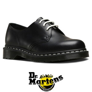 hN^[}[` 3 z[ V[Y Dr.Martens 1461 WS 3 Eye SHOE WHITE STITCH 24757001 ubN  zCg Xeb` fB[X  C GANbV\[ _XV[Y