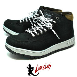 ���C���V���[�Y �����Y �h�� �X�j�[�J�[ ����ɂ��� LARKINS ���[�L���X 6659 �u���b�N �a�m�C �~�b�h�J�b�g ���C���X�j�[�J�[ �J�W���A���V���[�Y �J ��