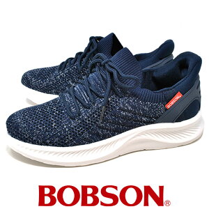 立ったまま履ける ボブソン スニーカー レディース スリッポン ローカット ハンズフリー BOBSON 0045 ネイビー EEE 旅行 おしゃれ 外反母趾 履きやすい 疲れにくい 軽量 幅広 靴