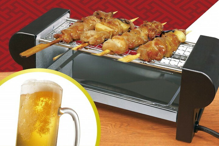 楽天市場】焼き鳥コンロ 焼き鳥 焼き器 家庭用 ちょこっとグリル 