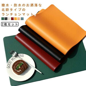 PU���U�[ ������ �e�[�u���p �����`�����}�b�g ���� �v���C�X�}�b�g ����~�� �L�b�`���}�b�g �h�� �����`�}�b�g �ϔM 2���Z�b�g �e�B�[�}�b�g 30cm×45cm ����ɂ��� �������ȒP �_�C�j���O 