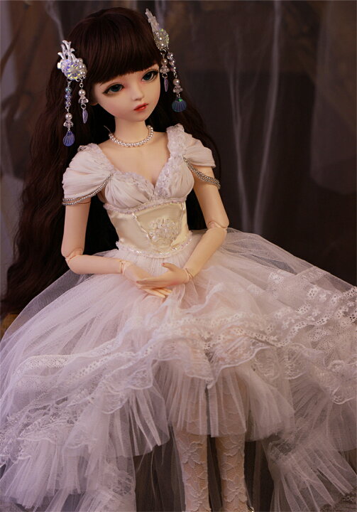 楽天市場】人気極美品 オススメ！ BJD SD 1/3 球体関節人形 長い髪 