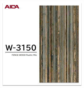 ACJ vX_[ FENCE WOOD 1 4×8 0.95mm 1200×2400mm +WONDER ~ϔ ؖ WOOD yRustic Mix | W-3150zySmoky Gray | W-3151zy󒍐Yz