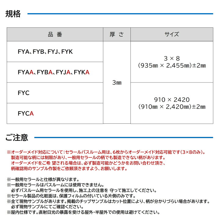 楽天市場】アイカ 浴室パネル FYB1733ZMN 3×8 3mm 935×2455mm セラール 