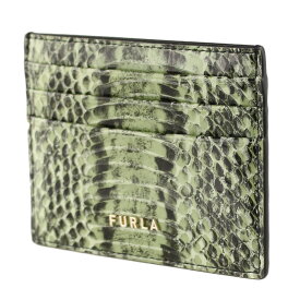 フルラ カードケース FURLA PCJ8PYT TONI PRATO グリーンマルチ 緑 パイソン 財布・小物 レディース