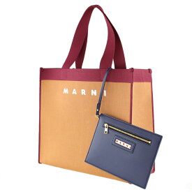 マルニ トートバッグ MARNI SHMP0076A2P4602 ZO196 ブラウン 茶 バッグ レディース