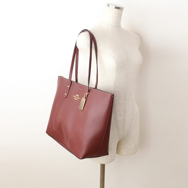 楽天市場】コーチ トートバッグ COACH 72673 imwin ワインレッド 赤 