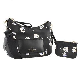 【P10倍 6/4 9:59まで】 ケイトスペード ショルダーバッグ ポシェット ナイロン KATE SPADE ka499 001 ブラックマルチ 黒 花柄 バッグ レディース