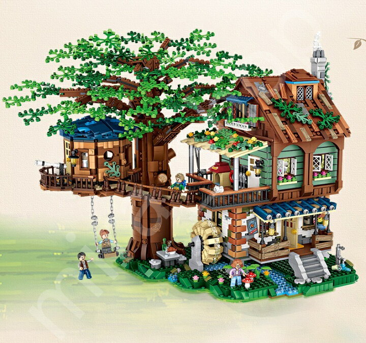 楽天市場】ツリーハウス LOZ ブロック クリエイター 玩具 大人 LEGO 