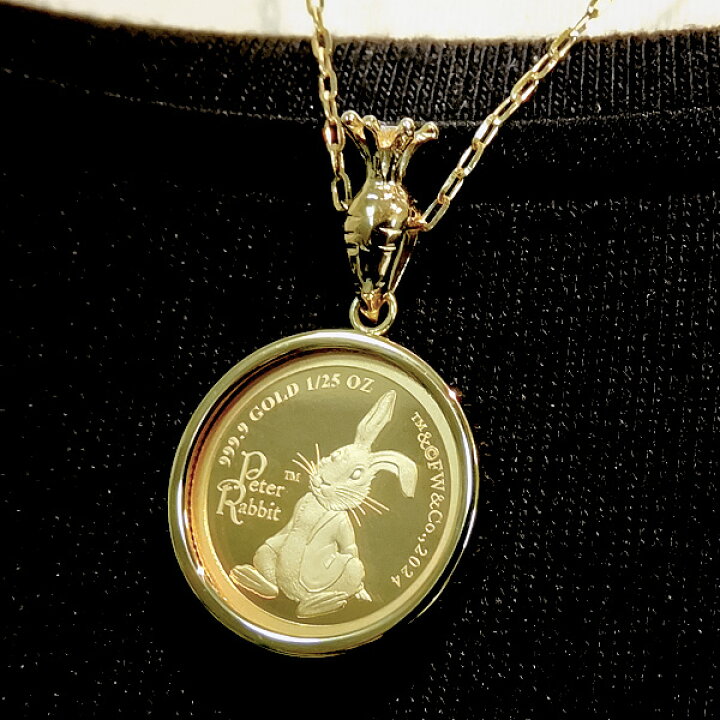 楽天市場】純金1/25オンス PETER RABBIT? ピーターラビット? メダル 