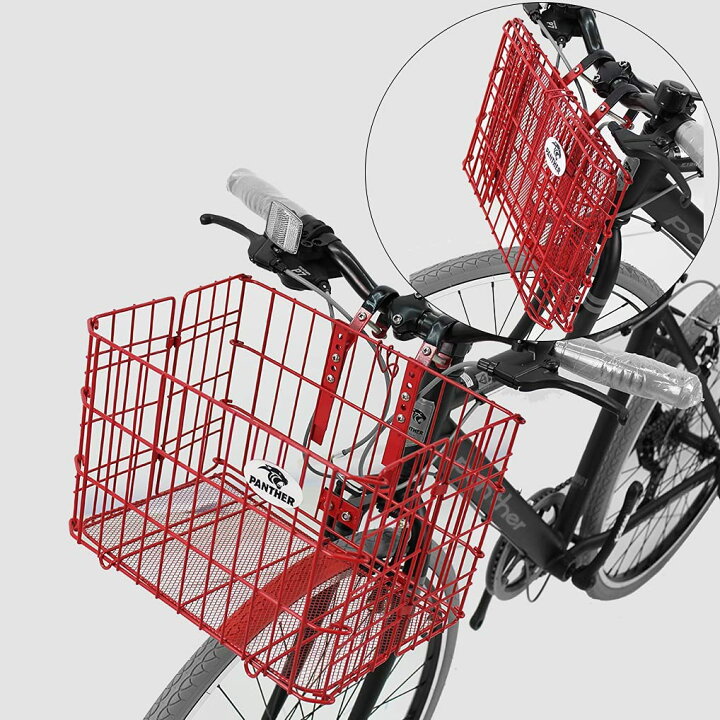 楽天市場】PANTHER (パンサー) フォールディングバスケット 自転車 