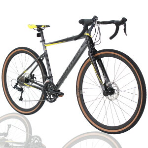 PANTHER (パンサー) ロードバイク シクロクロスバイク グラベルロード 「HADES」シリーズ SHIMANO18段変速STIデュアルコントロールレバー 超軽量異型オールアルミフレーム 700×40Cタイヤ