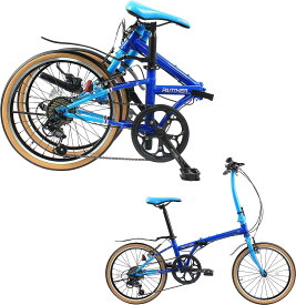 PANTHER (パンサー) 折りたたみ自転車 小径車 ミニベロ 組立必要なし 外速7段ギア20inch×1.35車輪 軽量フレーム