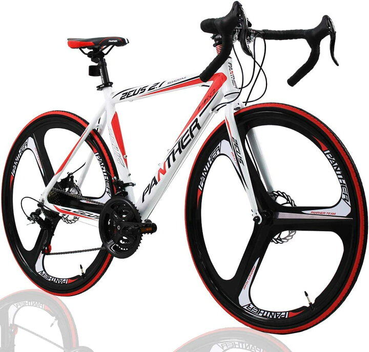 B700☆23800円☆整備済み スポーツ中古自転車 PANTHER ホワイト アルミ 