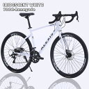 ロードバイク 自転車 ACEXIS L-TWOO 16段変速 適応身長160cm以上 前輪クイックリリース仕様 厚手クッションサドル デ…