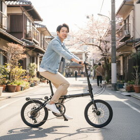 【完成車お届け可能】ACEXIS 折りたたみ自転車 小径車 ミニベロ 三つ折り仕様 組立必要なし 16インチ 20インチ 適応身長140cm以上 前後ディスクブレーキ コンパクト クロモリ 通勤通学 街乗り メーカー保証1年間