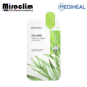�y��2����z�y�e�B�[�c���[�}�X�N�zMEDIHEAL TEATREE MASK EX 24ml�y���K�i�z���f�B�q�[�� �e�B�[�c���[ �G�b�Z���V�����}�X�N �p�b�N �}�X�N�p�b�N �}�X�N�V�[�g �P�A �e�� ���� �t�F�C�X�p�b�N