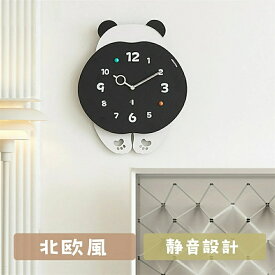 壁掛け時計 非電波時計 パンダ 動物 猫 掛け時計 静音 おしゃれ 軽量 壁時計 北欧 時計 壁掛け 掛時計 かべ掛け時計 かわいい シンプル 大きい 静か 音がしない